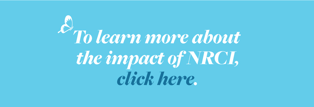 Graphic that says "To learn more about the impact of NRCI, click here."