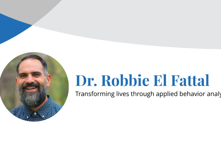 Robbie El Fattal smiles in a portrait photo inset next to his name.