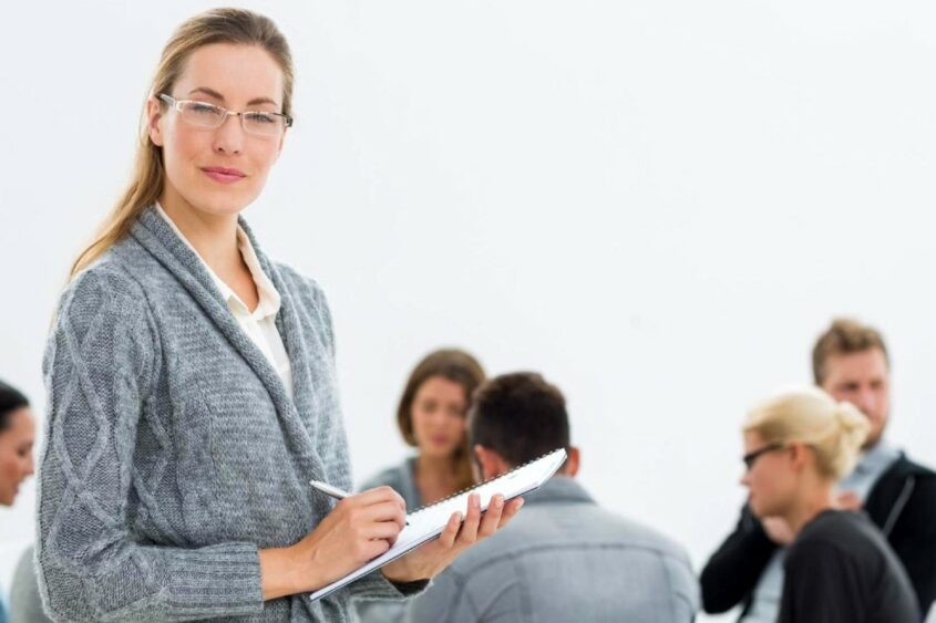 A clinical psychologist conducts research