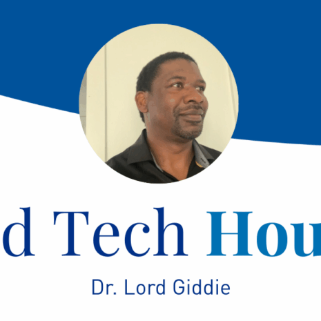 Ed Tech Banner with Dr. Giddie headshot