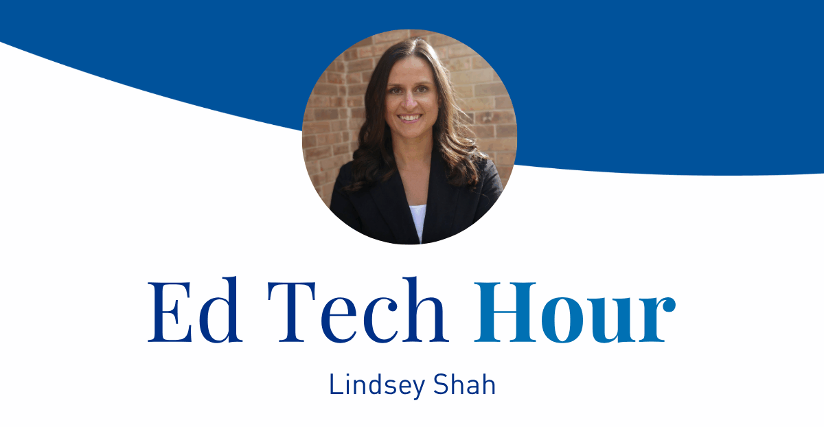 Banner with headshot of Lindsey Shaw