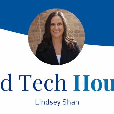 Banner with headshot of Lindsey Shaw