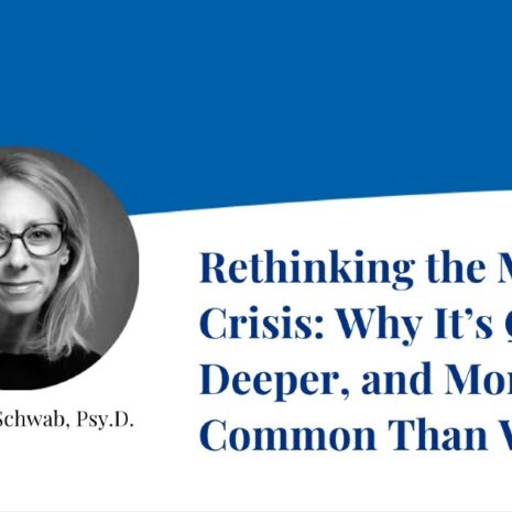 Banner with photo of Elizabeth Schwab, Psy.D.