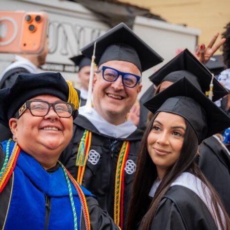 The Chicago School graduates celebrate at the California Campus's commencement ceremony in spring 2026.