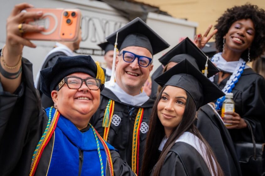 The Chicago School graduates celebrate at the California Campus's commencement ceremony in spring 2026.