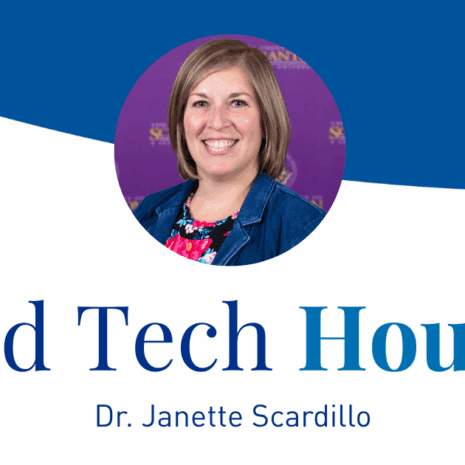 Banner with headshot of Dr. Scardillo