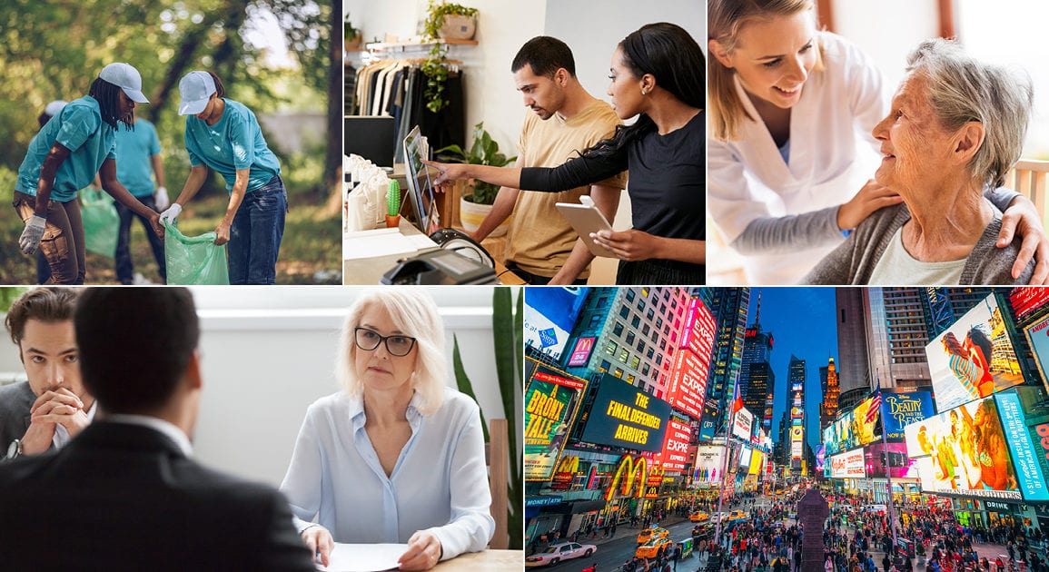 photo montage featuring a variety of places and events