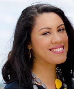 woman smiling