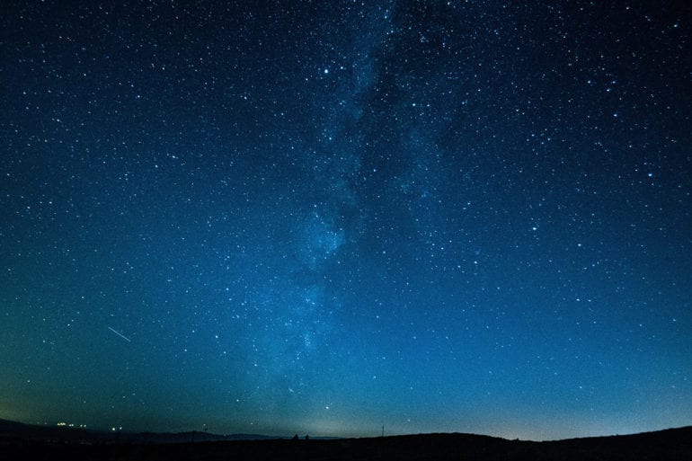 starry night sky
