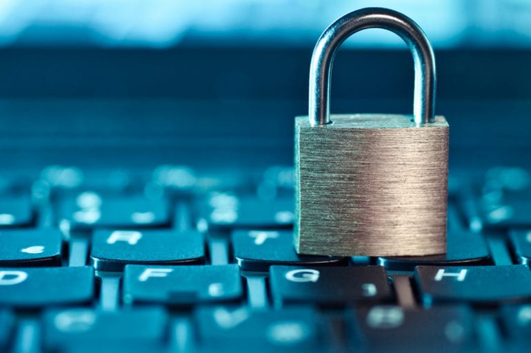 lock on top of keyboard