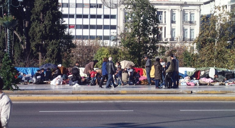 homeless encampment