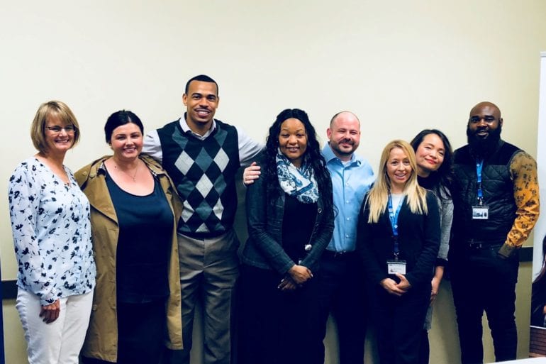 Participants at the Dallas Campus' first SID.