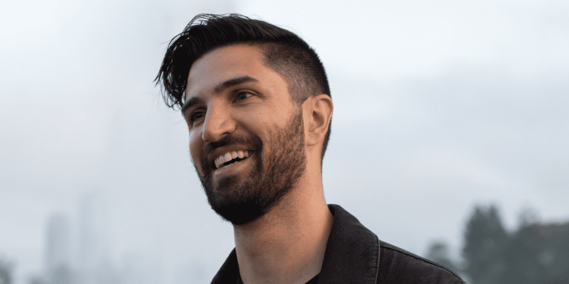 man smiling