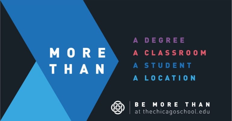more than a degree, a classroom, a student, a location