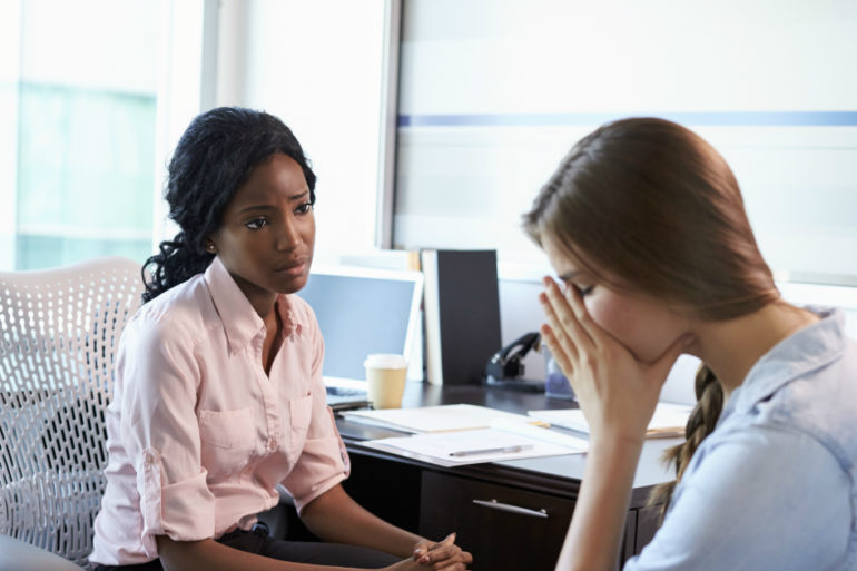 LMFT speaking to client