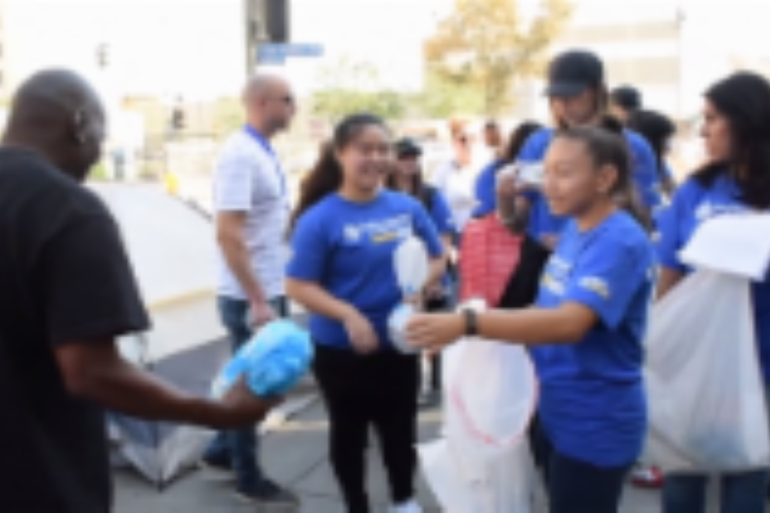 homeless shelter food and clothing drive