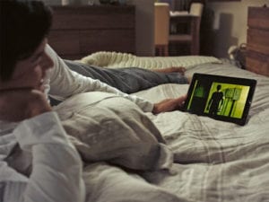 binge watching while sheltering in place