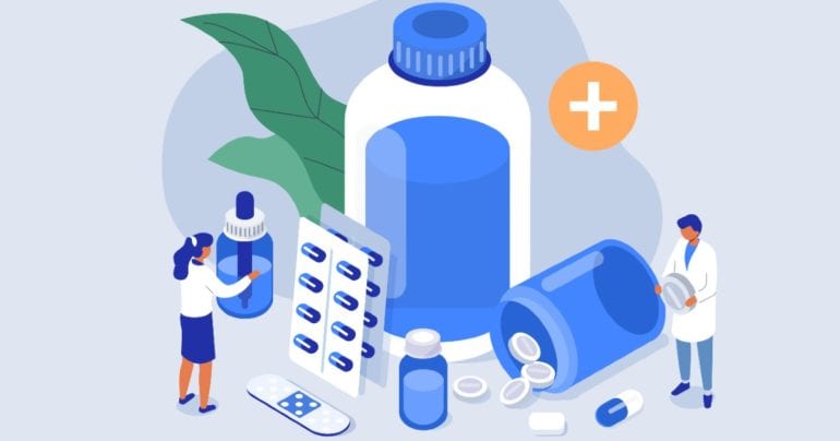 Illustration of pharmacists