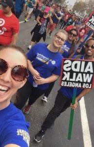 AIDS walk in Los Angeles