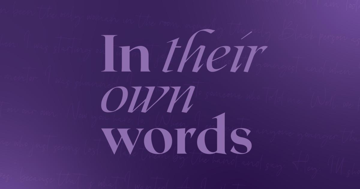 In their own words