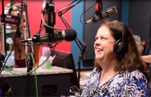 Kate Mahoney in recording studio