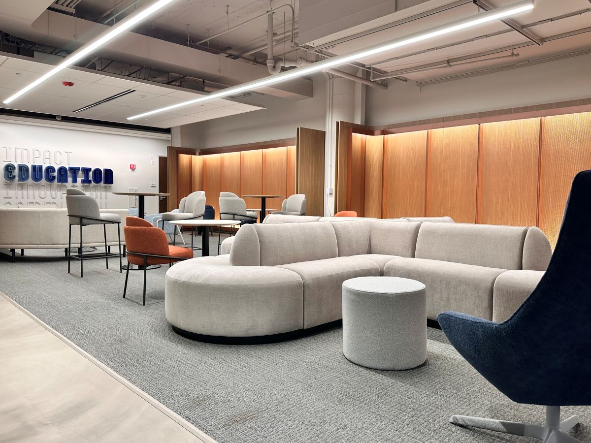 Student area with couches