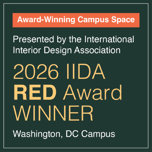 Award Winning Campus Space - 2026 IIDA Red Award Winner
